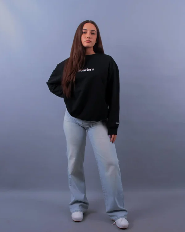 s0025 Sweater Unisex Black