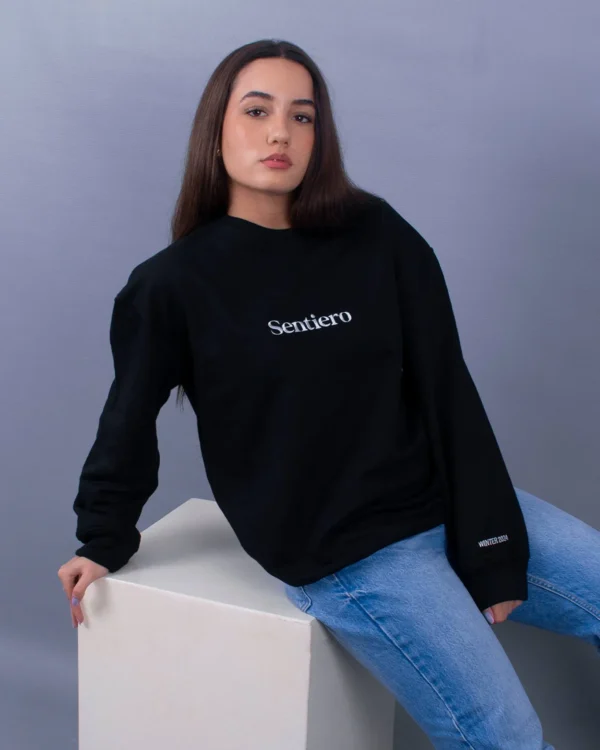 s0026 Sweater Unisex Black